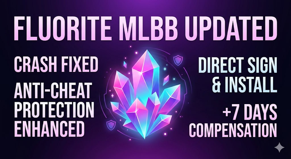 💜 FLUORITE MLBB — UPDATED & BACK ONLINE 💜
We're back