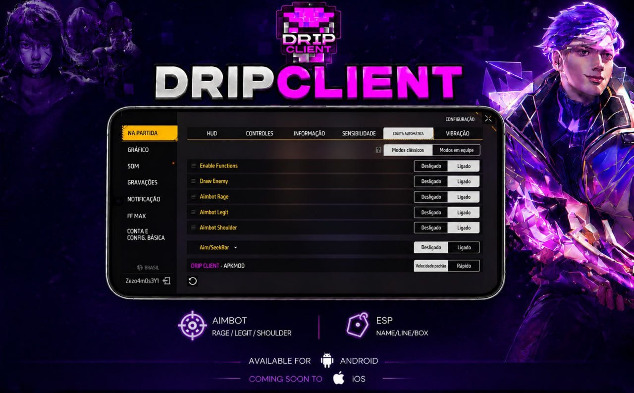 🔥 DRIPCLIENT v3.4 — BETA RELEASE 🔥
✅ No Root
✅ B