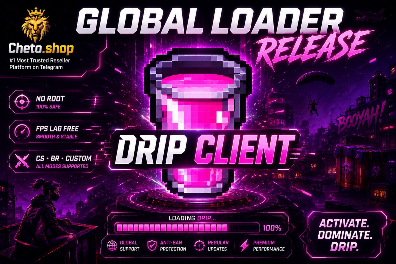 Cheto Shop News Update: DripClient v1.0 Global Loader