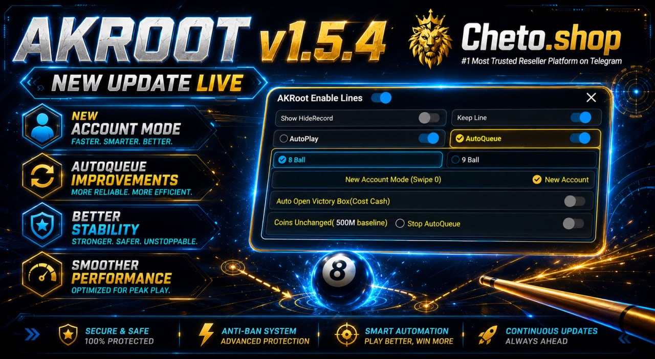 AKROOT v1.5.4 Update | Cheto Shop News & Game Cheats