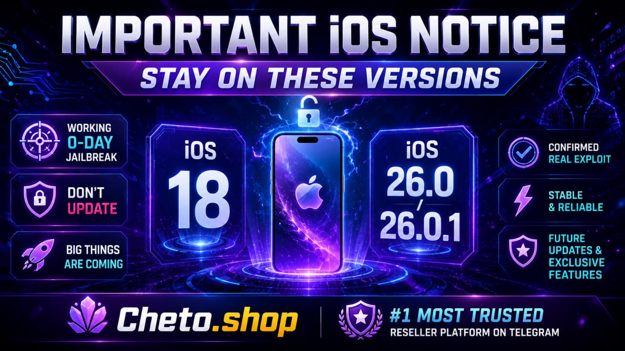 Cheto Shop News: iOS Jailbreak Update & Stay on iOS 18