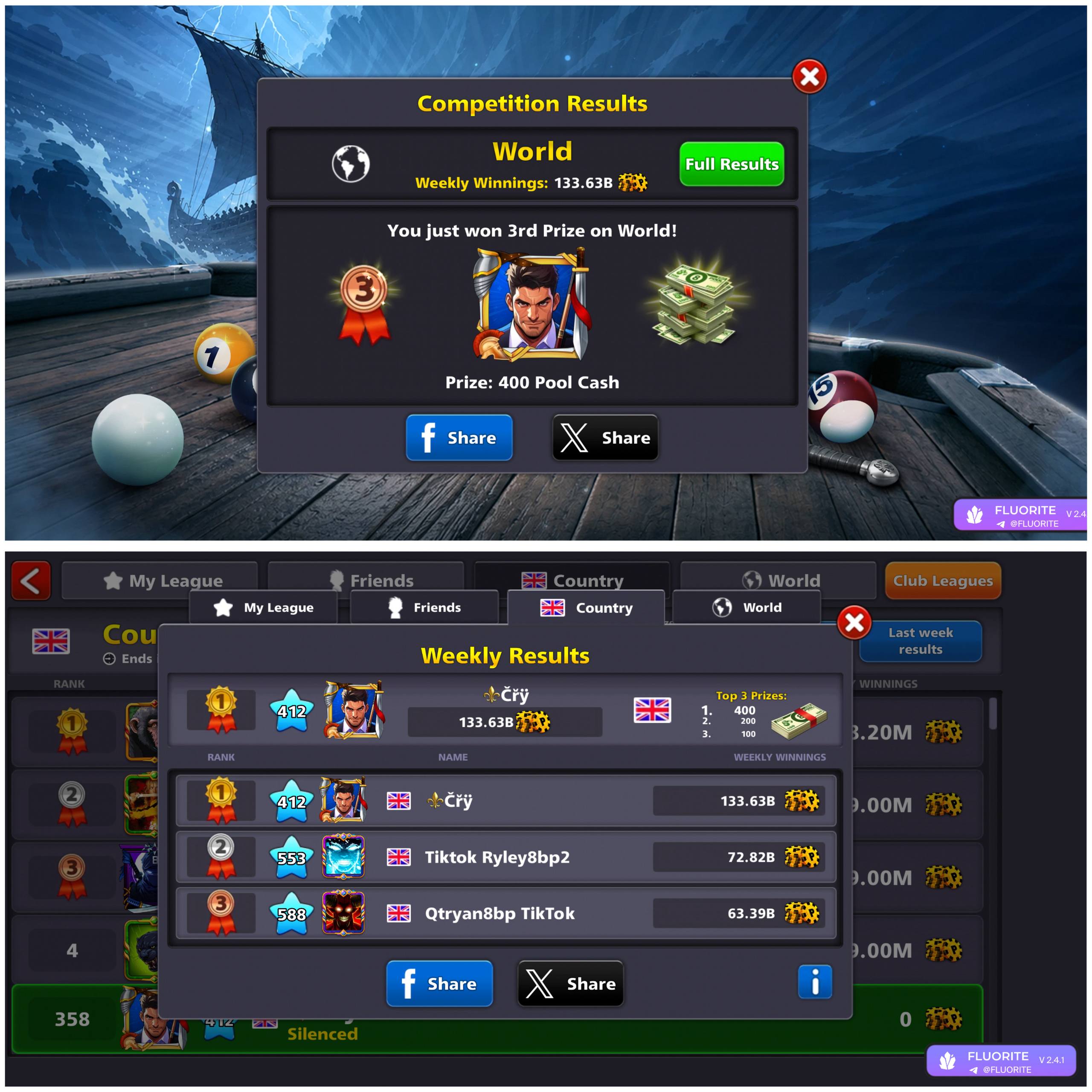 Cheto Shop News Update: Fluorite iOS 8 Ball Pool Tool #1 UK