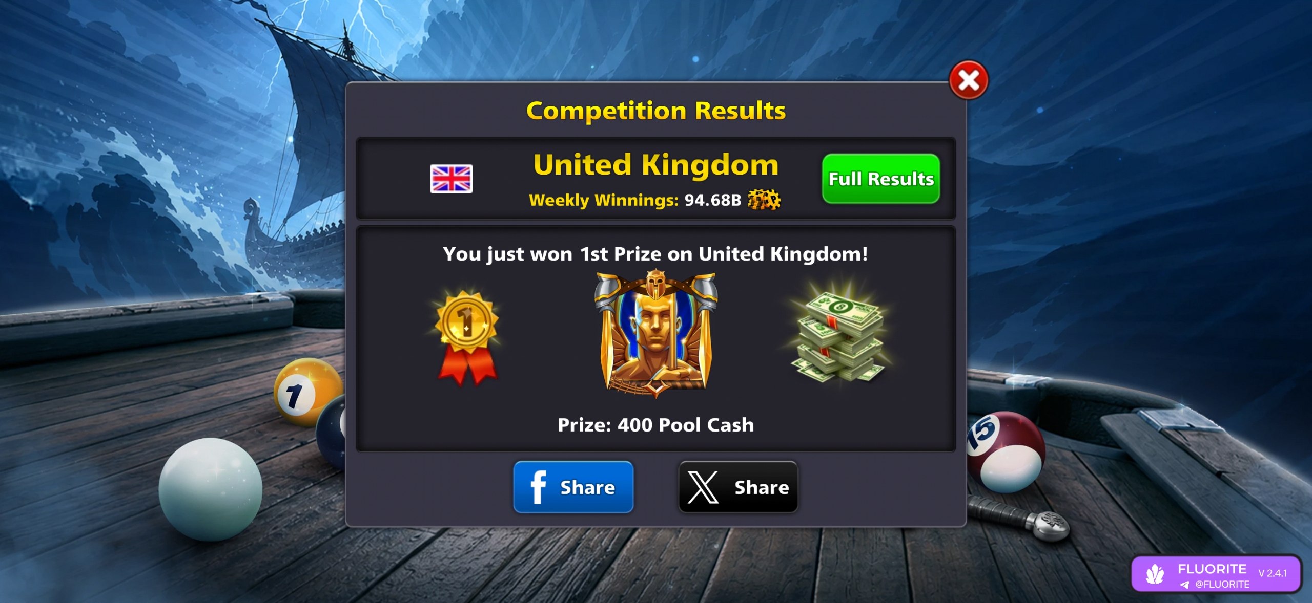 Cheto Shop News: Fluorite iOS 8 Ball Pool Tool Update