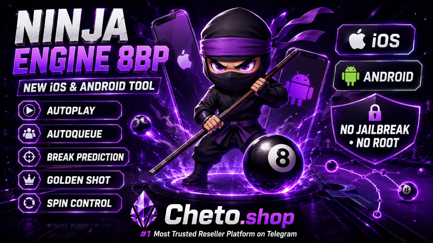 🥷NEW PRODUCT — NINJA ENGINE 8BP

Ninja Engine 8BP is no