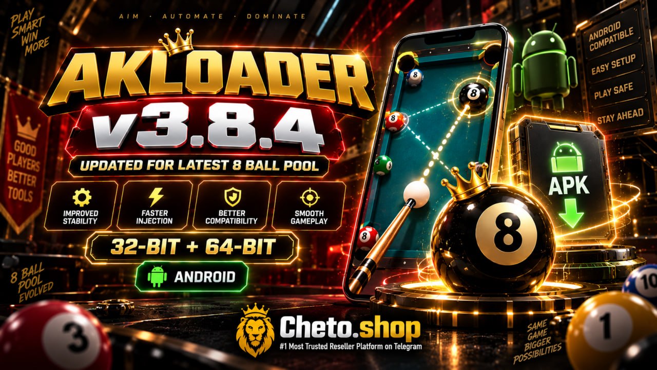 Cheto Shop Telegram: AKLoader v3.8.4 Update