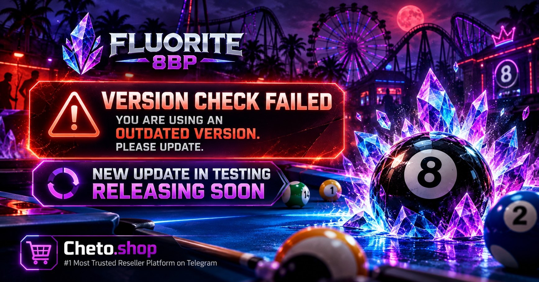 Cheto Shop Telegram: Fluorite 8BP Update Testing Soon