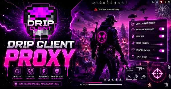 Drip Client Proxy - Free Fire Mod